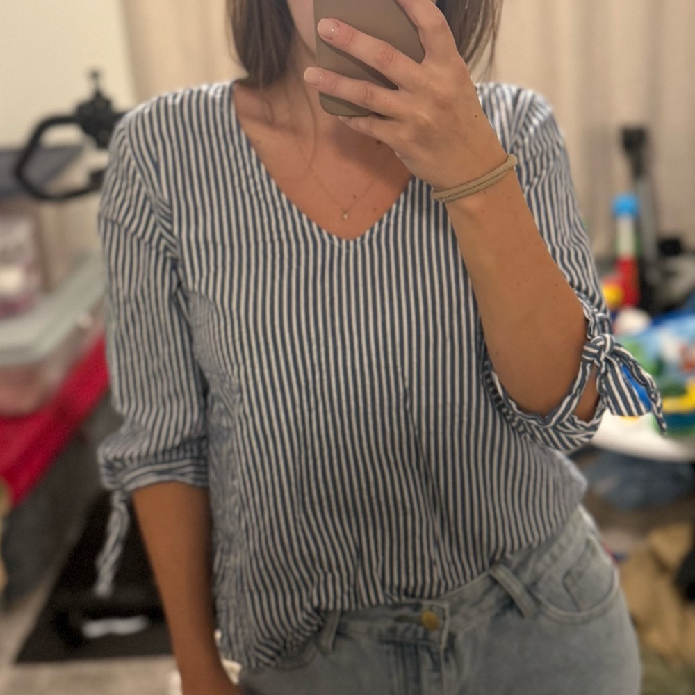 Striped H&M blouse